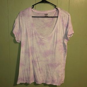 Pink basic tee